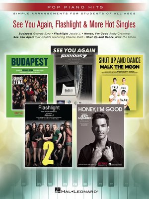 cover image of See You Again, Flashlight & More Hot Singles Songbook